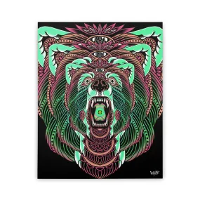 ACID BEAR WALL CANVAS