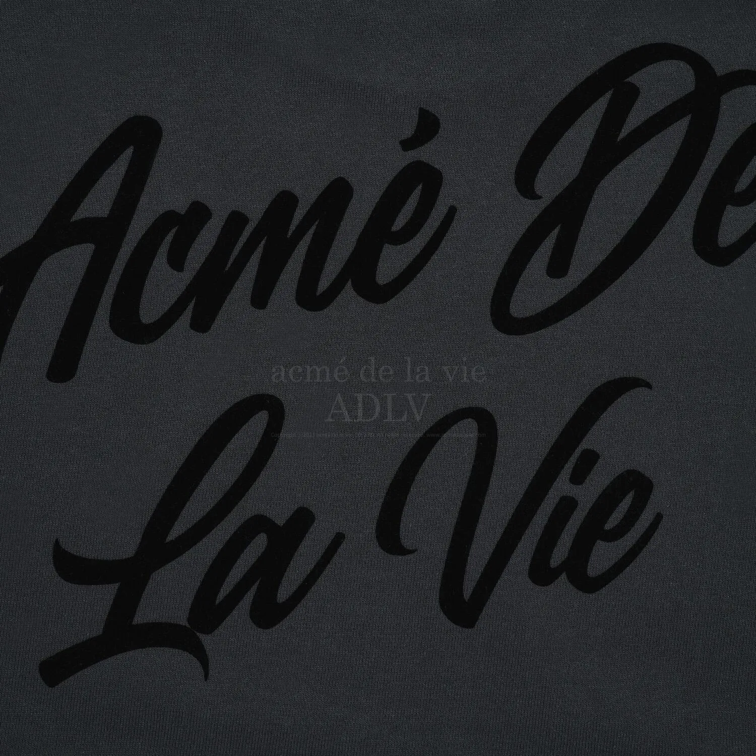 acme de la vie  |Unisex Street Style Long Sleeves Plain Cotton Oversized Logo