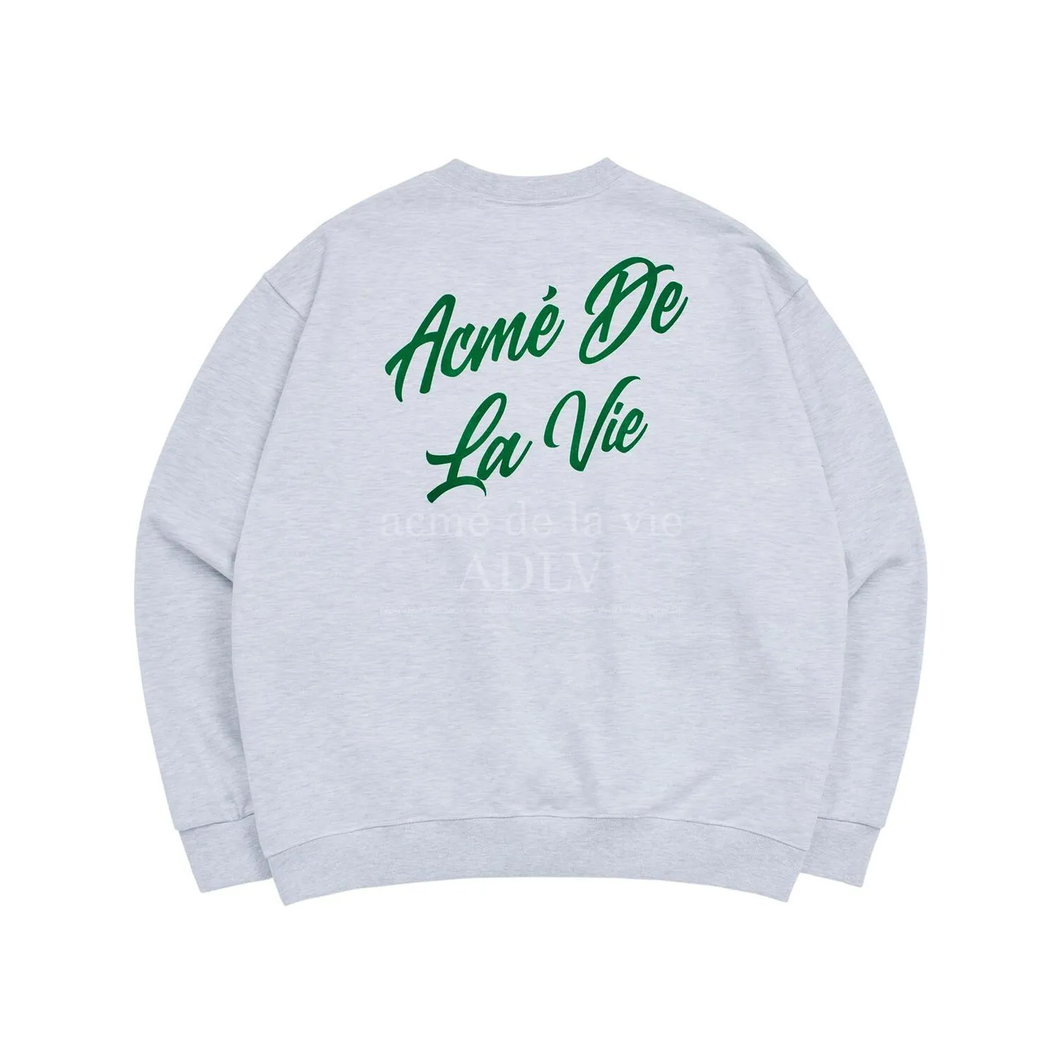 acme de la vie  |Unisex Street Style Long Sleeves Plain Cotton Oversized Logo