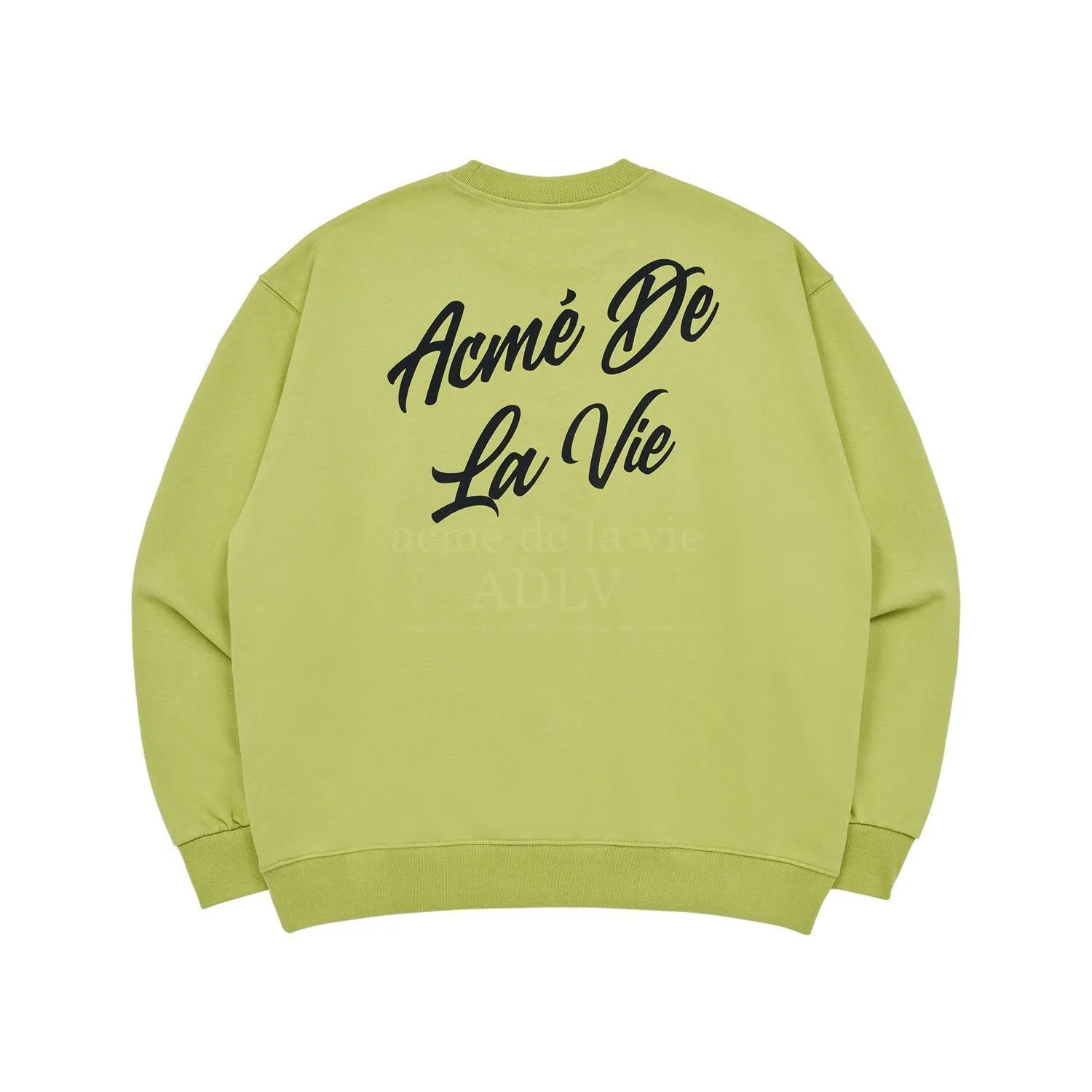 acme de la vie  |Unisex Street Style Long Sleeves Plain Cotton Oversized Logo