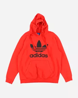 Adidas Oversized Red Hoodie - XL