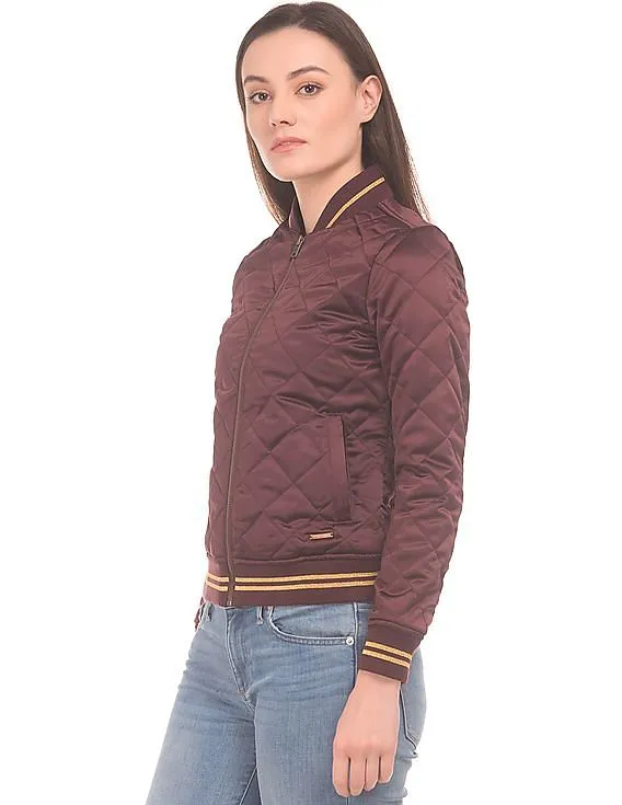 Aeropostale Quilted Bomber Jacket