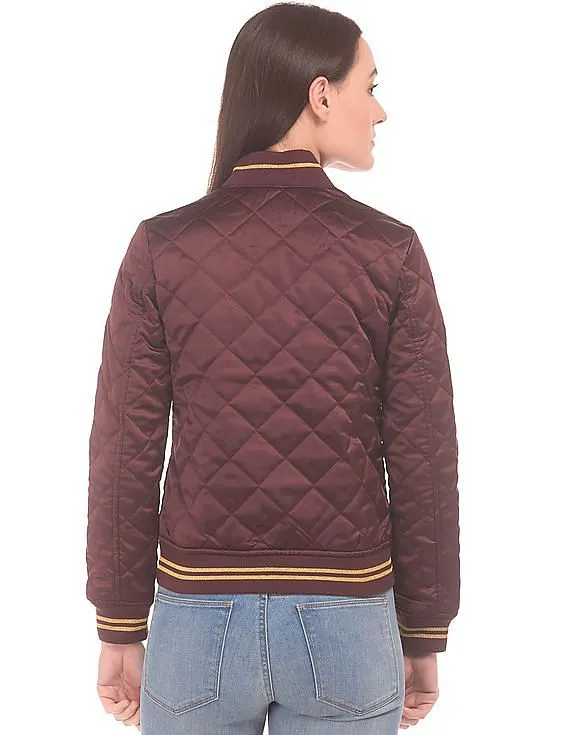 Aeropostale Quilted Bomber Jacket