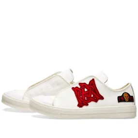 Alexander McQueen Canvas Patch SneakerWhite