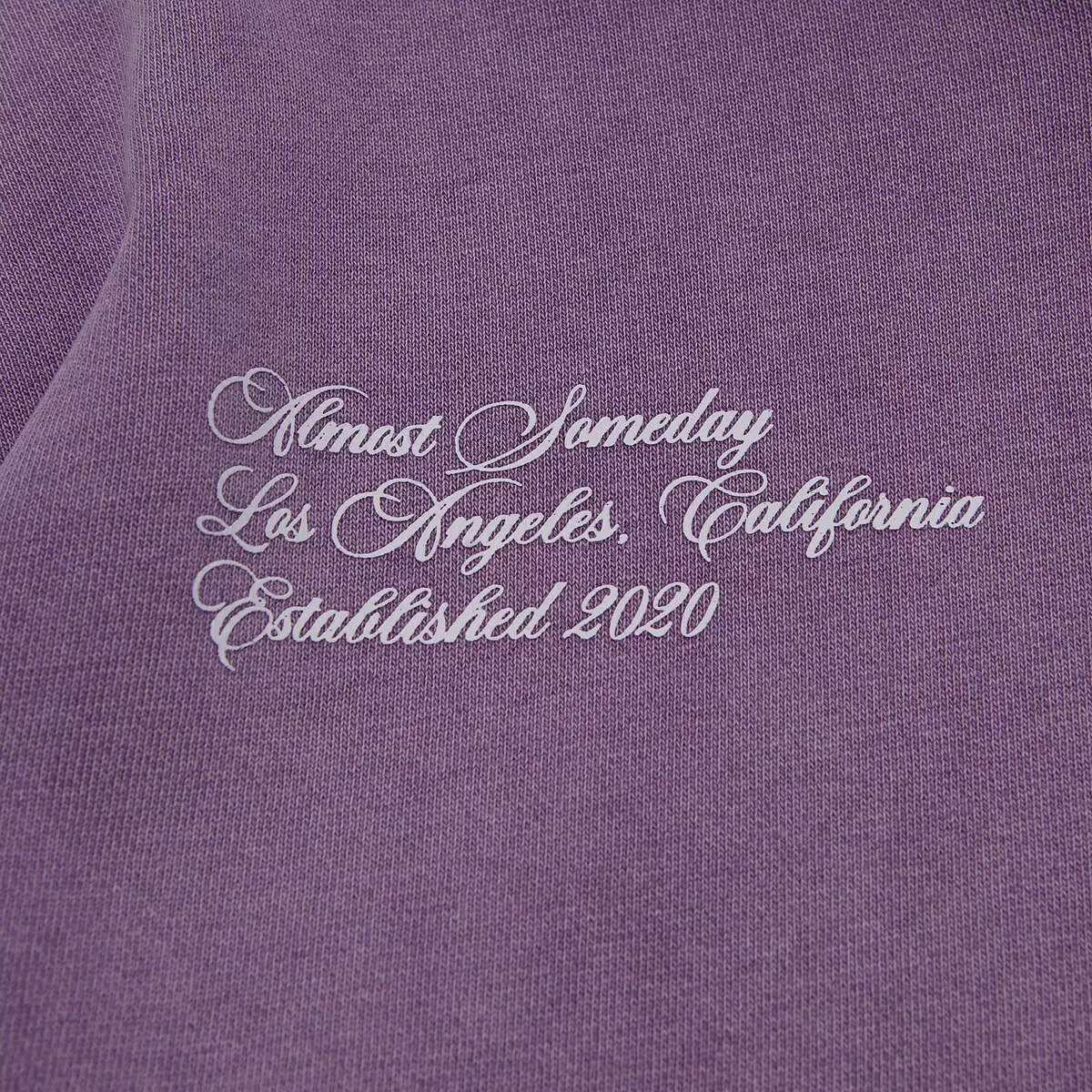 Almost Someday SIGNATURE SUNFADE HOODIE 2.0 (sunfade purple)