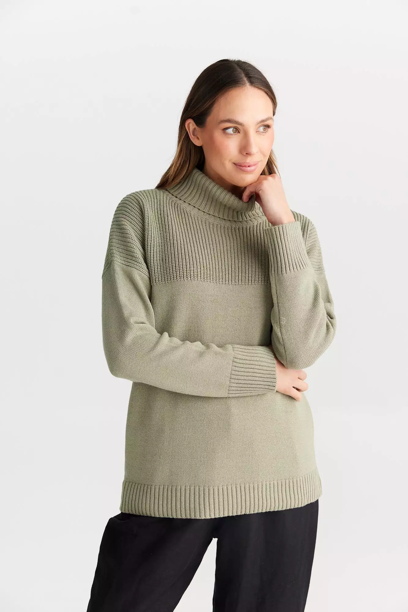 Amore Knit - Sage Moss