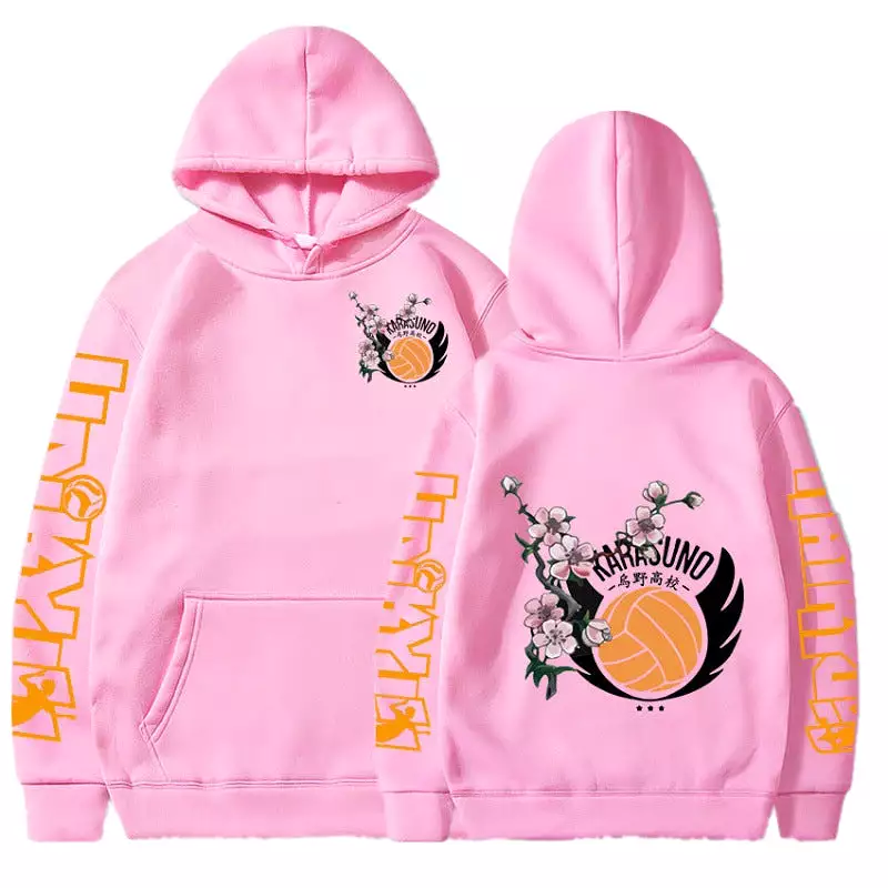 Anime Haikyuu Hoodies  Karasuno Fly High