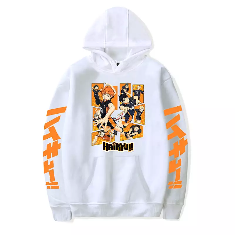 Anime Haikyuu Hoodies  Karasuno Fly High