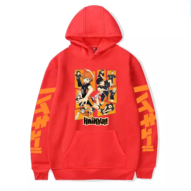 Anime Haikyuu Hoodies  Karasuno Fly High