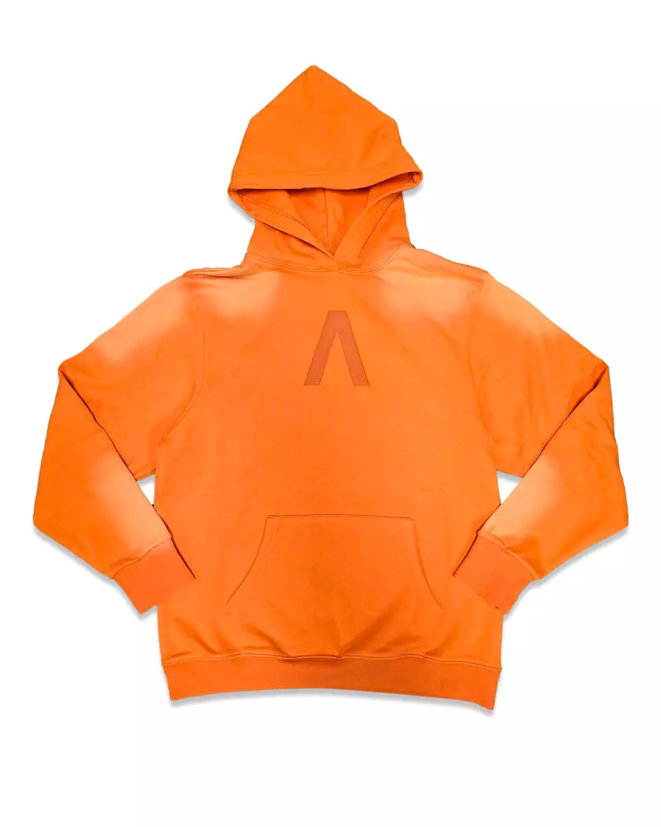 AOLOGNE STAND ALONE WASH HOODIE (ORANGE)