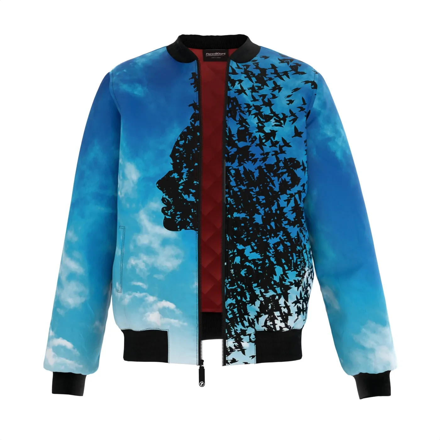 Artistic Soaring Bomber Jacket