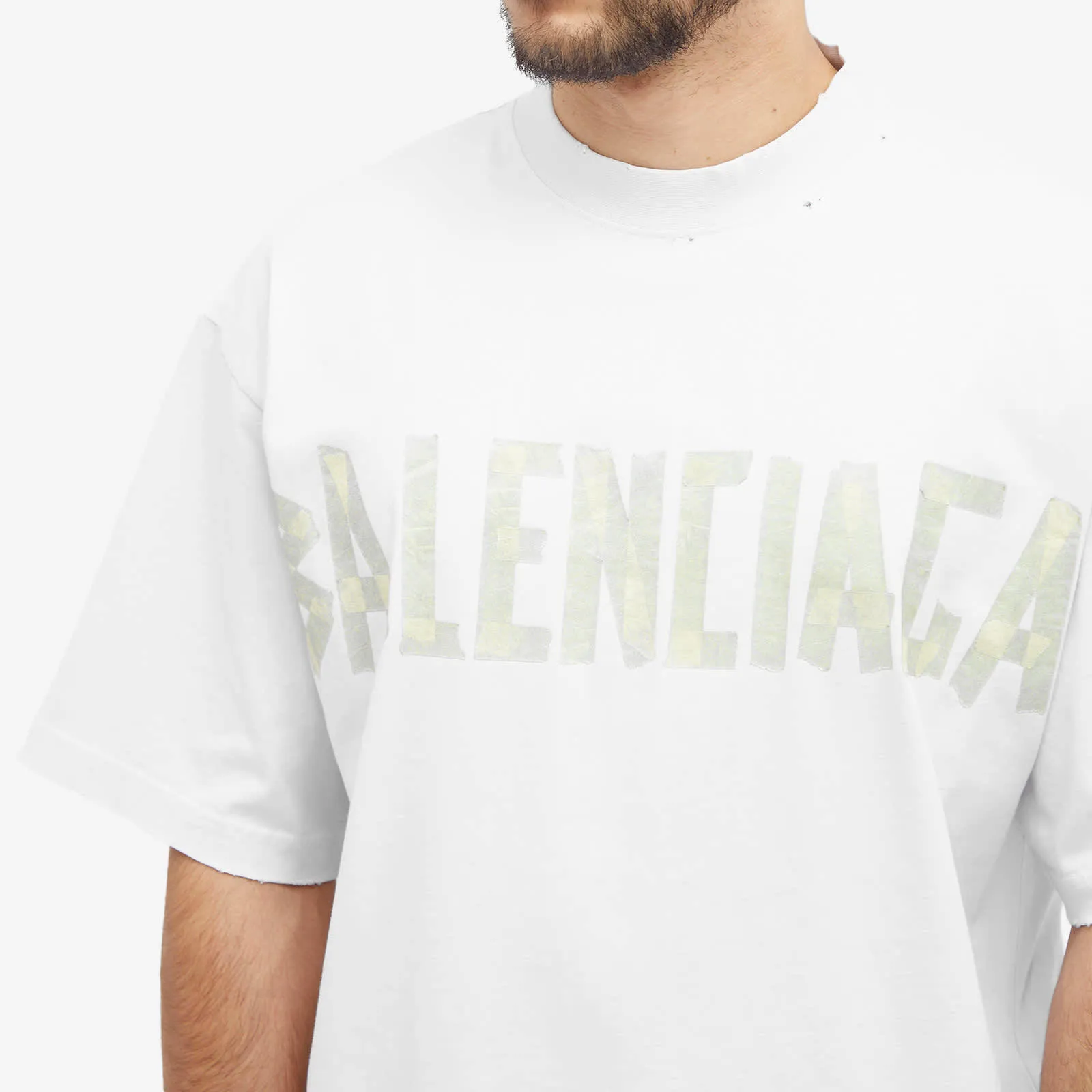 BALENCIAGA  |Crew Neck Street Style Cotton Logo Military Luxury