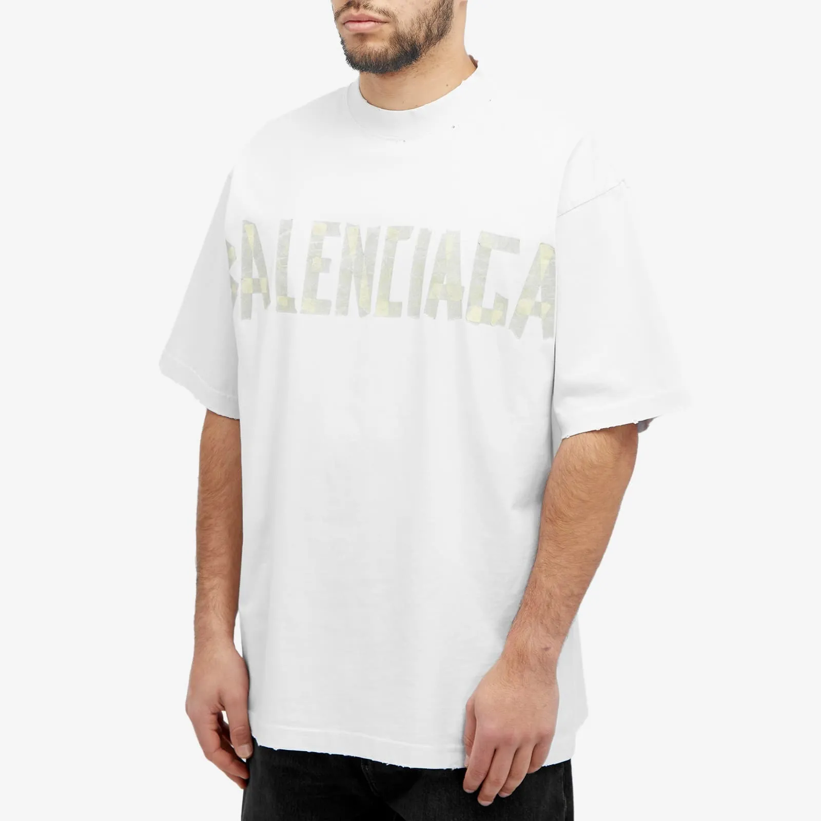 BALENCIAGA  |Crew Neck Street Style Cotton Logo Military Luxury