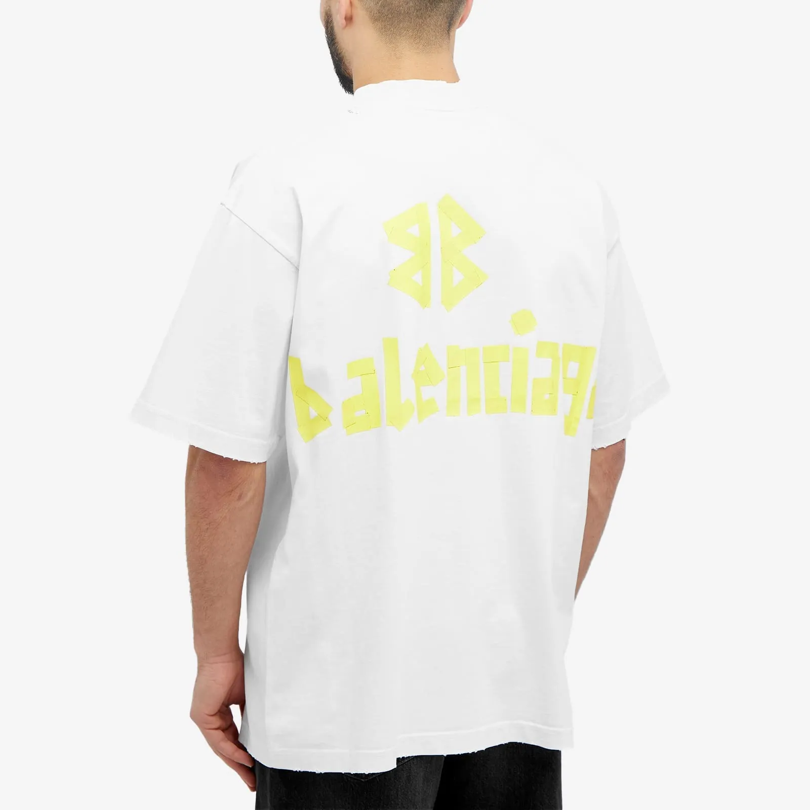 BALENCIAGA  |Crew Neck Street Style Cotton Logo Military Luxury