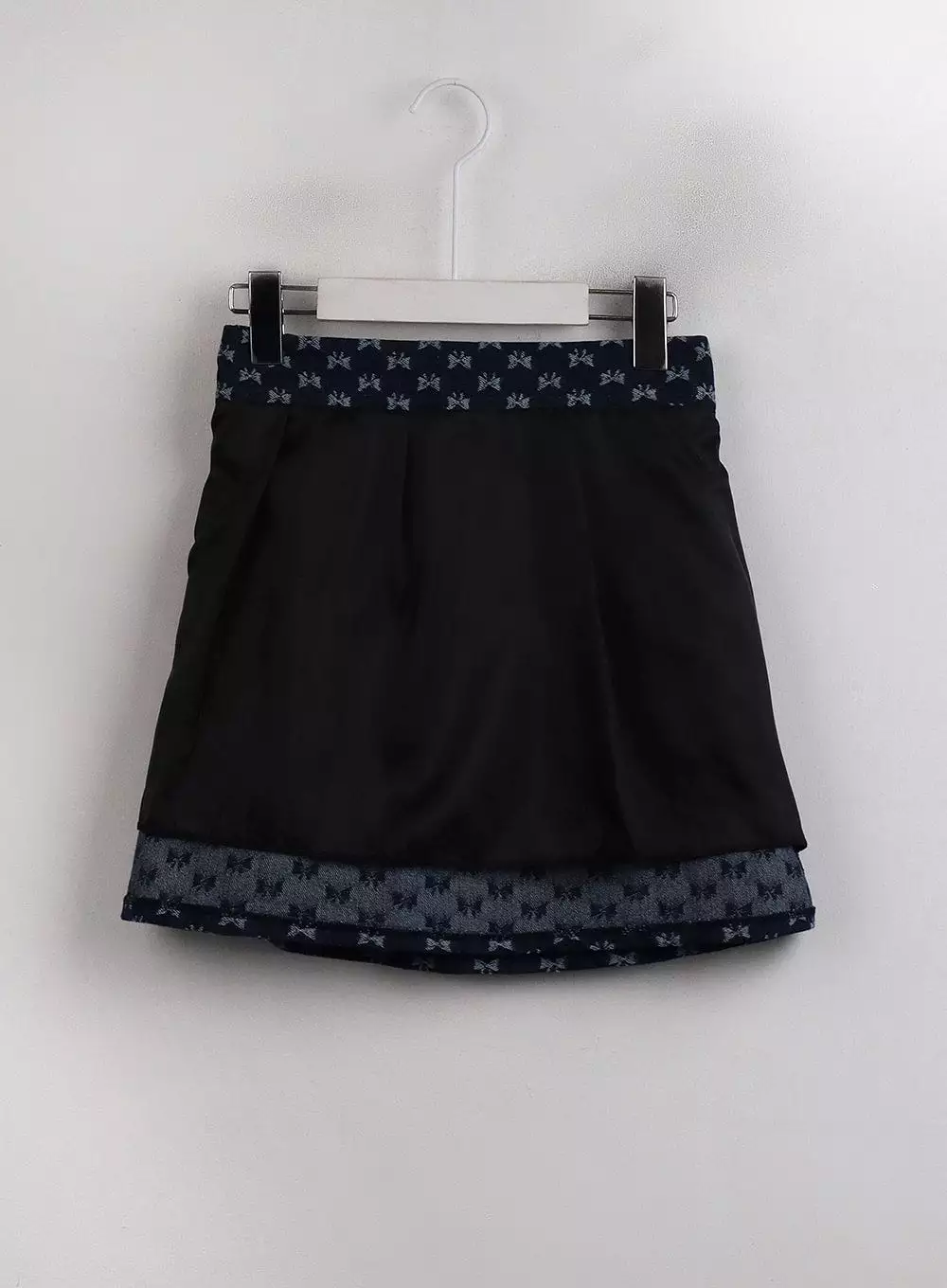 Balletcore Ribbon Graphic Mini Skirt OJ422