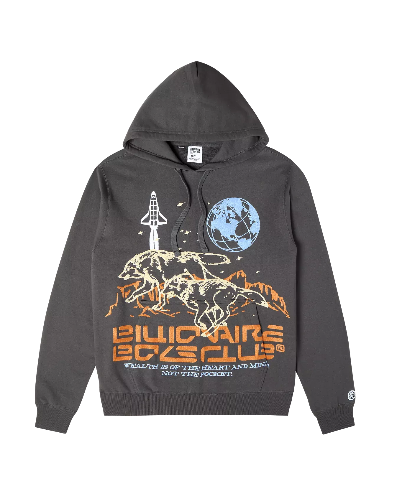 BBC Hunt For The Moon Hoodie Asphalt