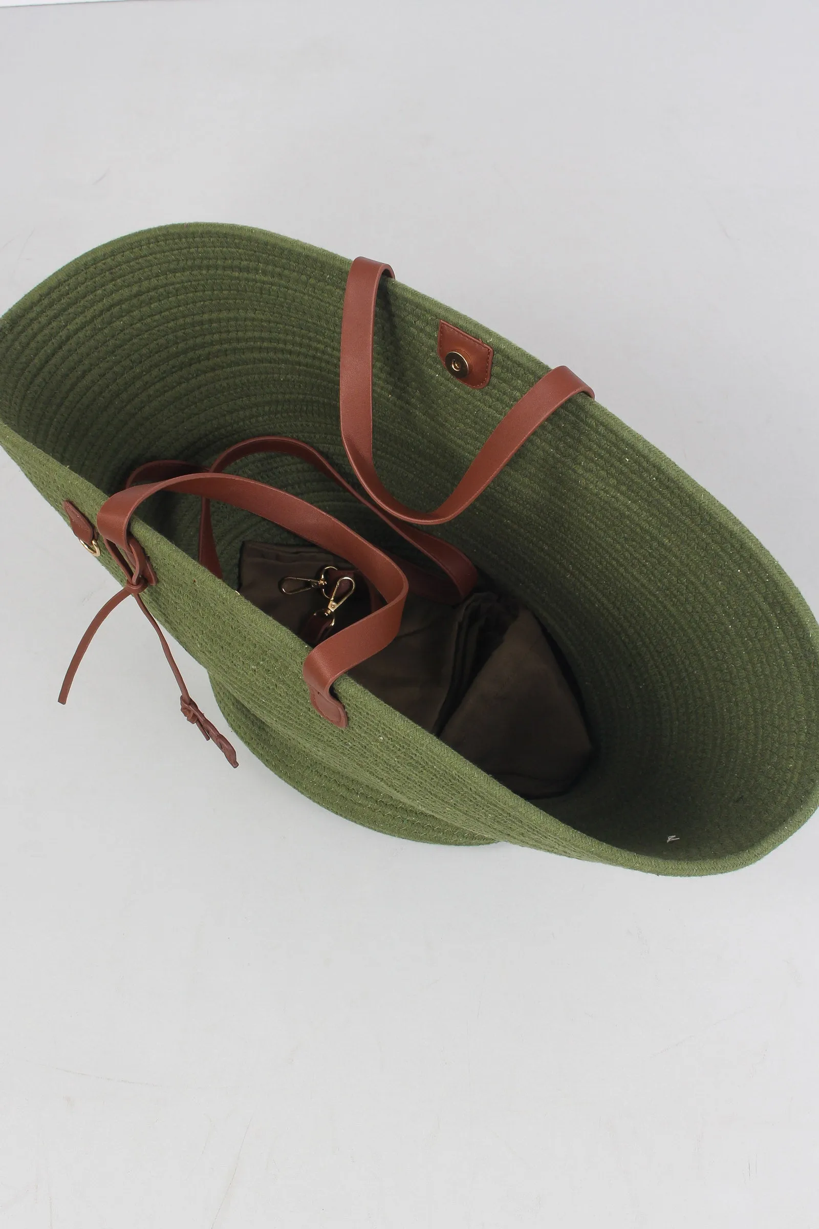 Borsa Mare Canvas Militare