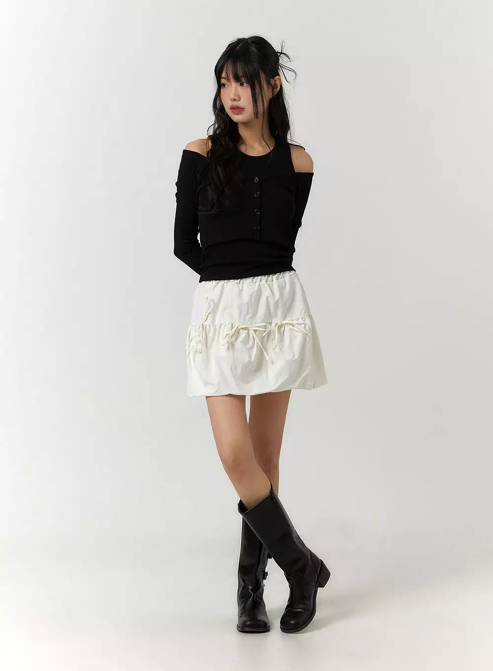 Bowknot Mini Skirt CF406