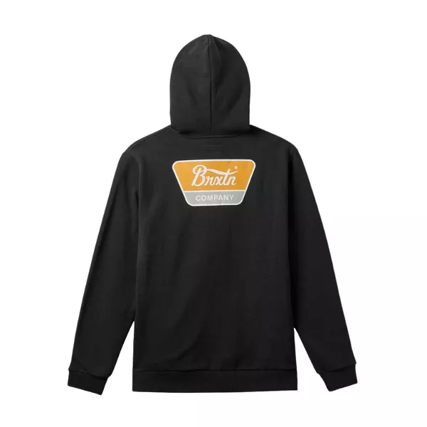 Brixton Linwood Hoodie - Black/Mustard