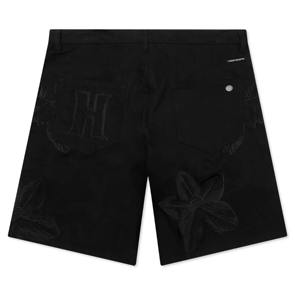 Canvas Shorts - Black