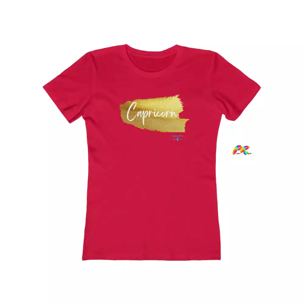 Capricorn Zodiac Women's The Boyfriend T-Shirt