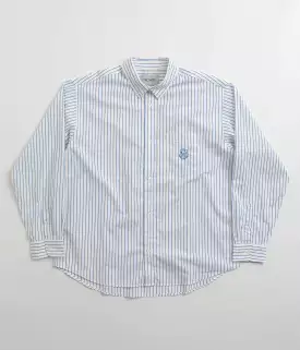 Carhartt Linus Stripe Poplin Shirt - Bleach / White