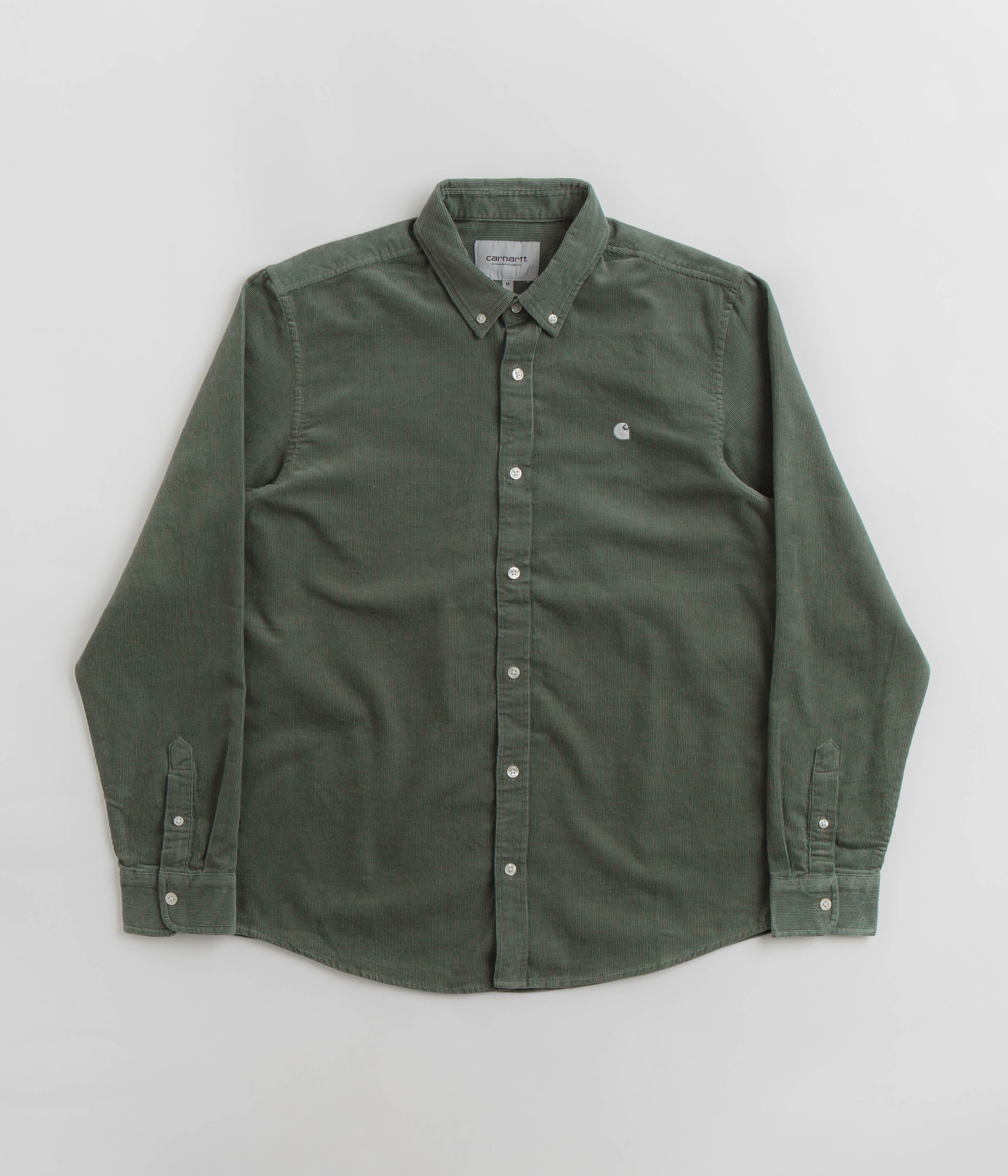 Carhartt Madison Fine Cord Shirt - Park / Wax