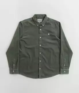 Carhartt Madison Fine Cord Shirt - Park / Wax