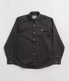 Carhartt Madison Shirt - Charcoal / White