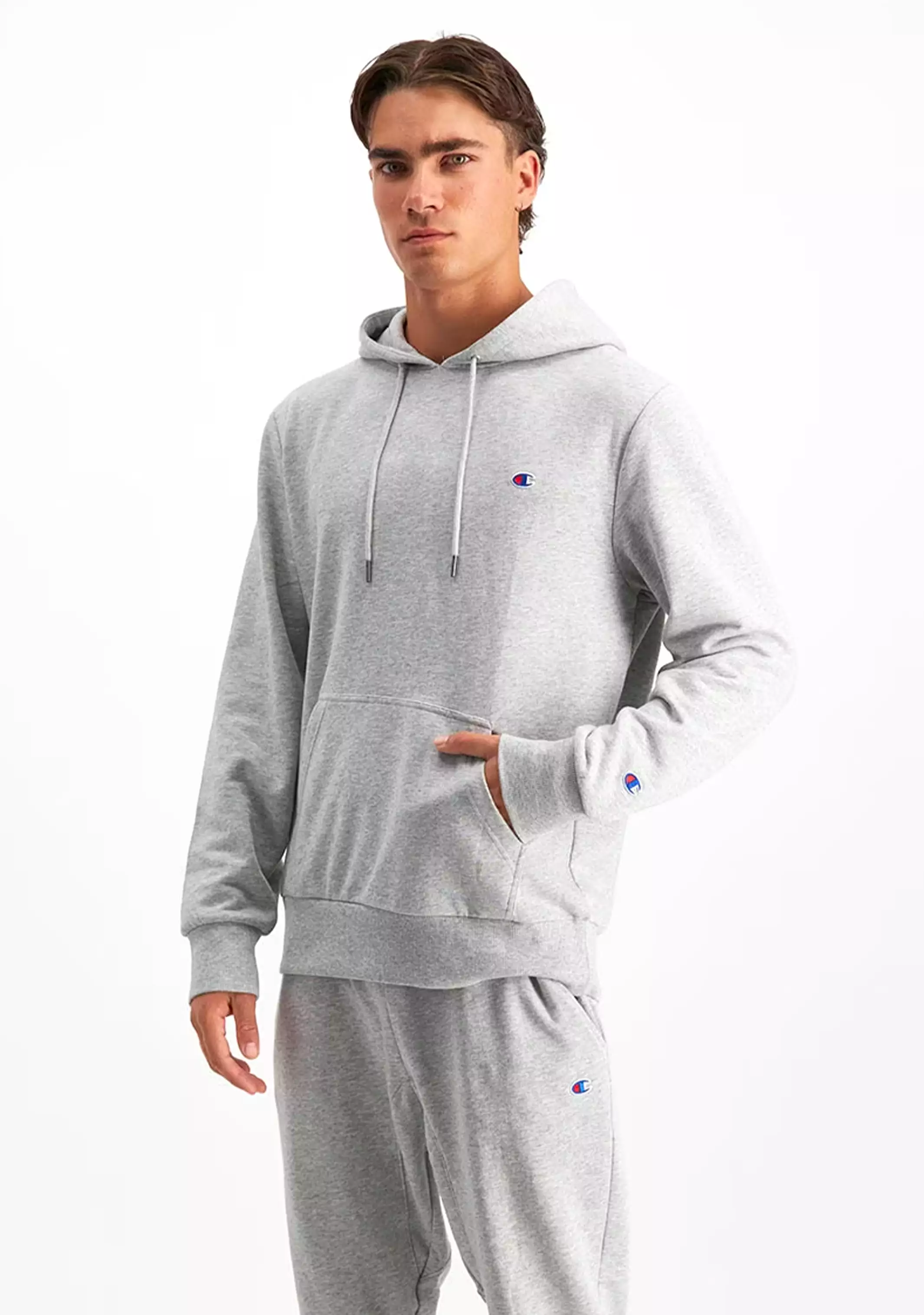 Champion Mens Lightweight Terry Hoodie <br> AVK7N A3R