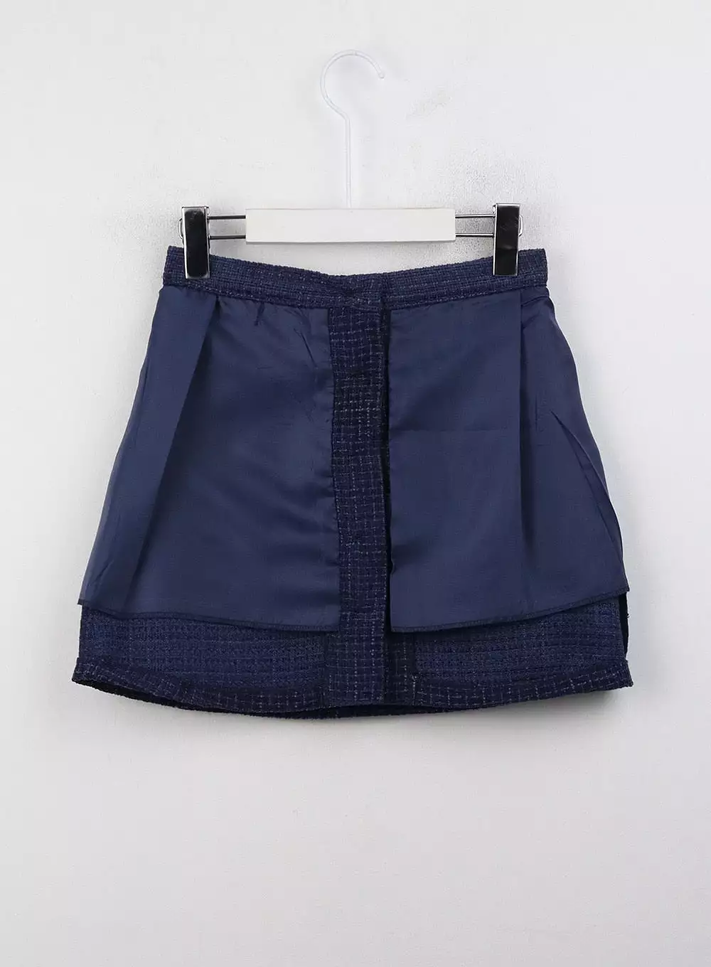 Checkered Buttoned Mini Skirt CJ408