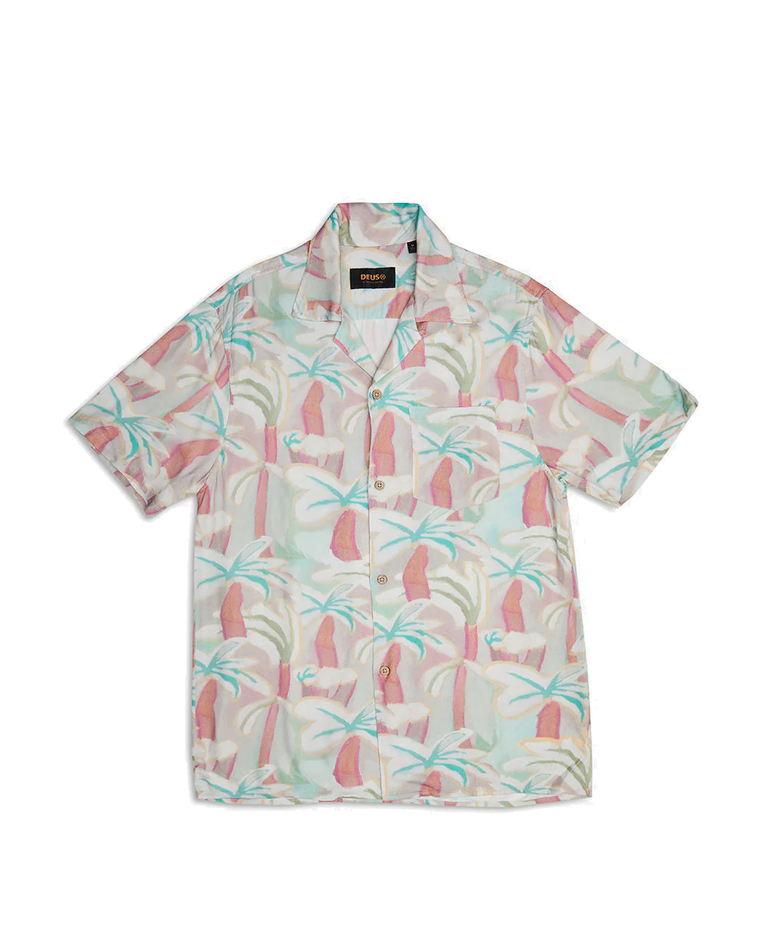 CHEMISE DEUS PALMS SEA FOAM