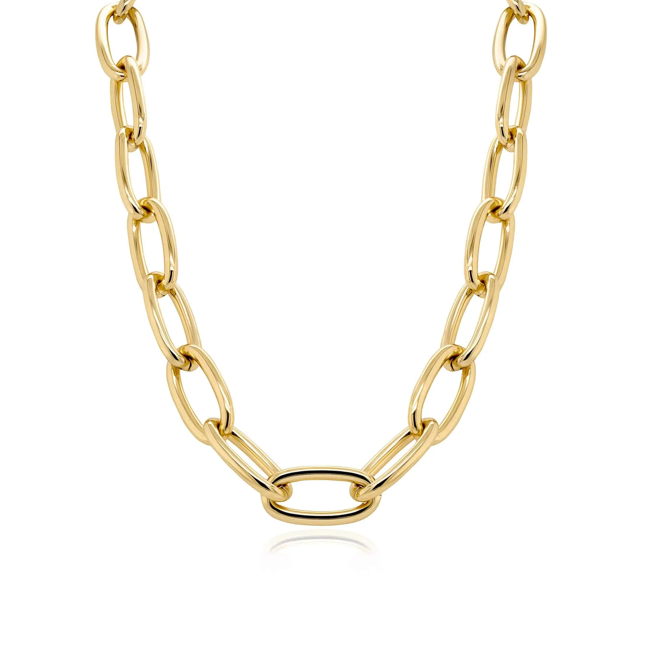 CHUNKY CHAIN LINK NECKLACE