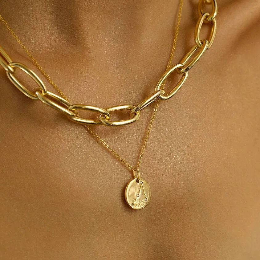 CHUNKY CHAIN LINK NECKLACE