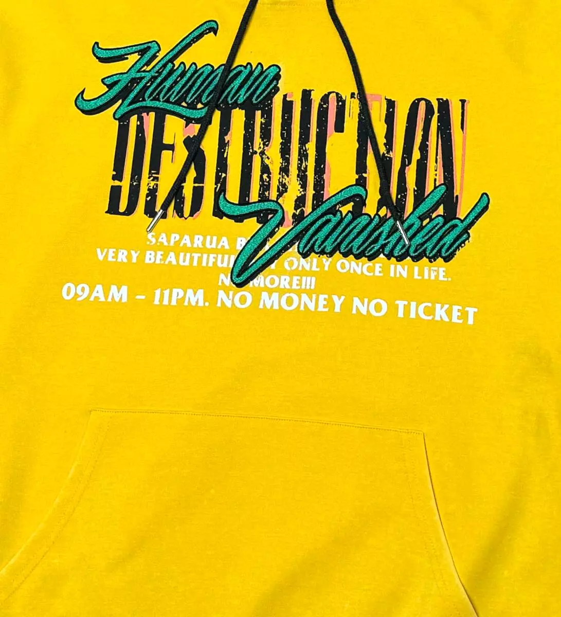 Civilized DESTRUCTION TOUR HOODIE (YELLOW)