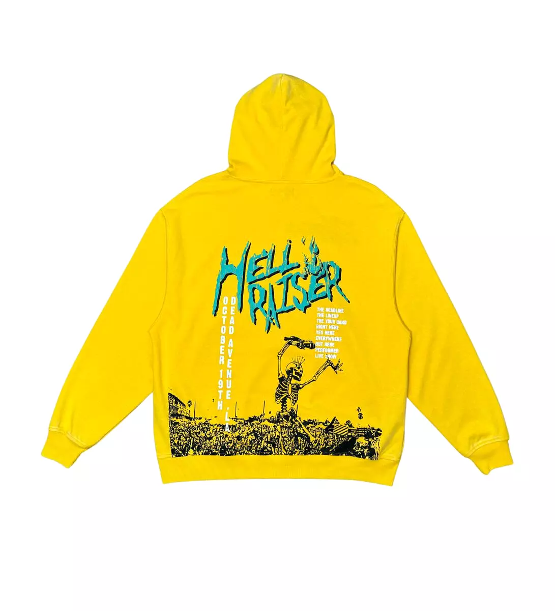 Civilized DESTRUCTION TOUR HOODIE (YELLOW)