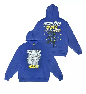 Civilized HUMAN RACE HOODIES (ROYAL)