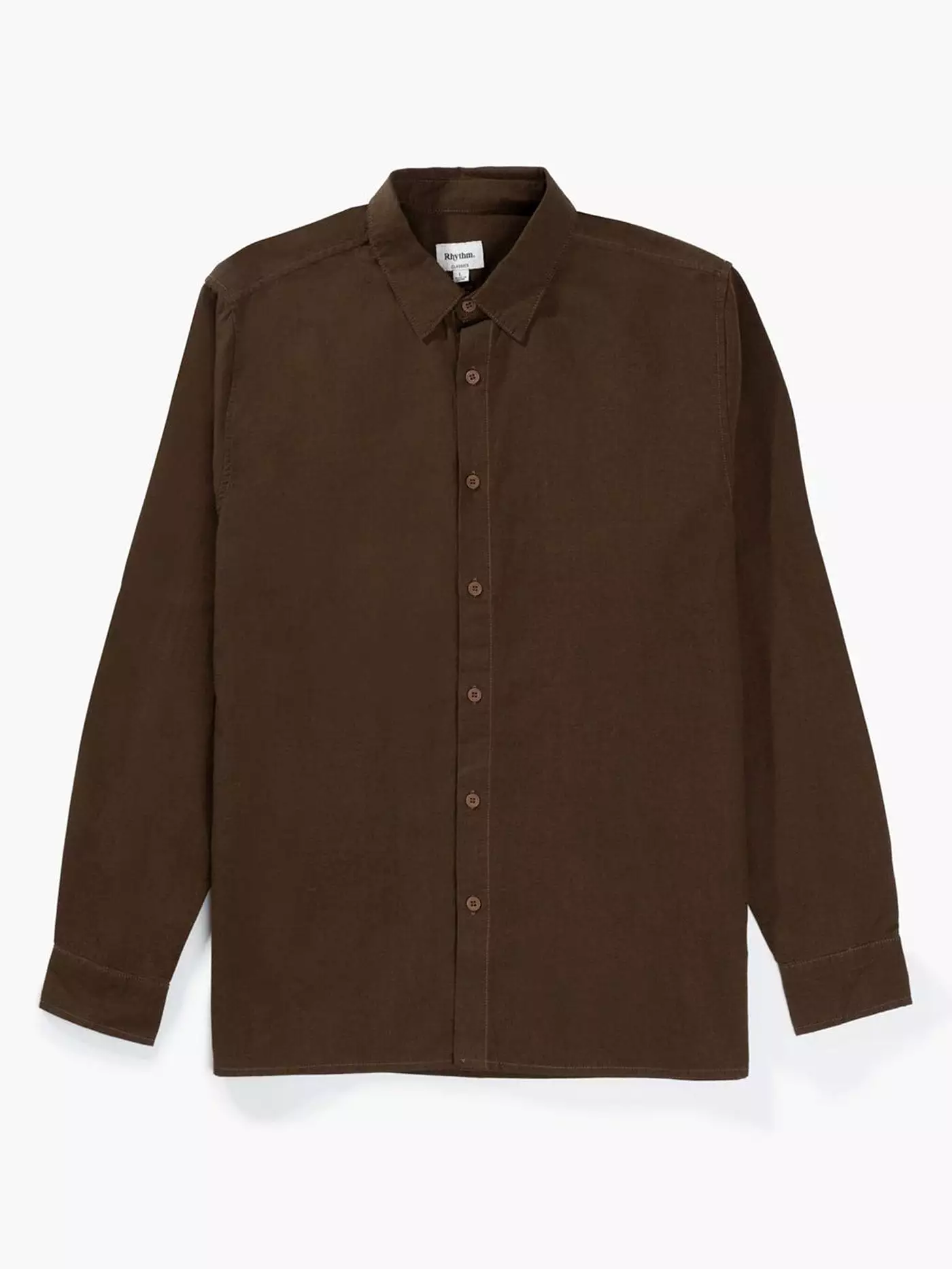 Classic Linen Long Sleeve Buttondown Shirt