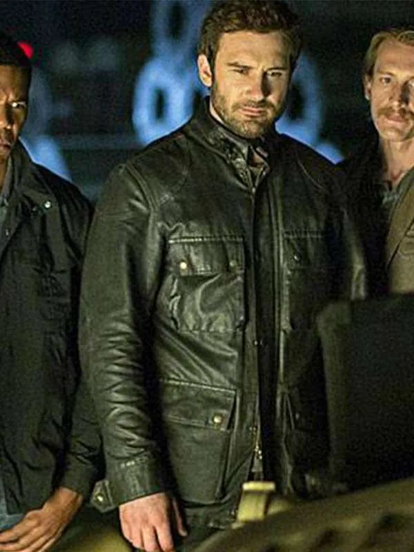 Clive Standen Taken Leather Jacket - New American Jackets