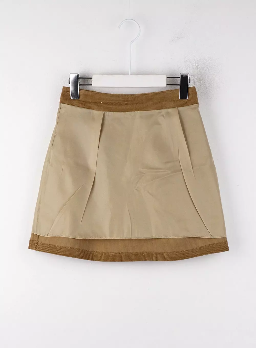 Corduroy Middle Waist Mini Skirt OJ405