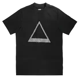 Crystal Triangle Logo Tee (Black) /D17