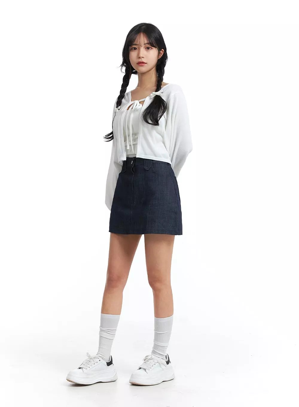 Denim Mini Skirt OJ426