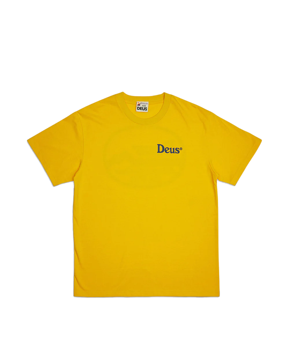 DEUS EX MACHINA T-SHIRT SLOW BURN FREESIA YELLOW