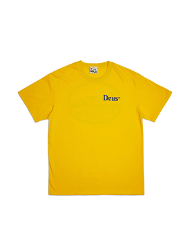 DEUS EX MACHINA T-SHIRT SLOW BURN FREESIA YELLOW