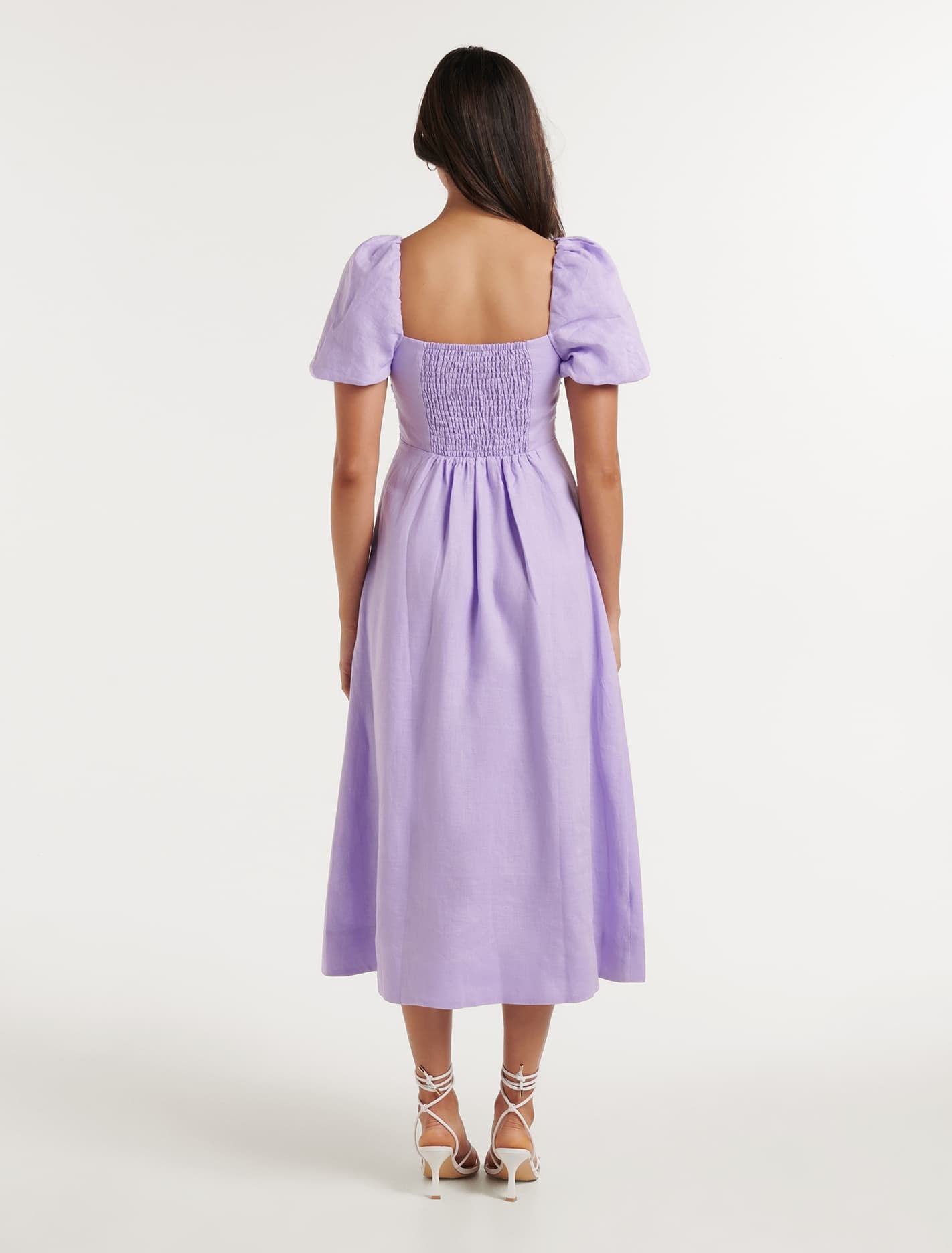 Dream Ruched Bodice Midi Dress