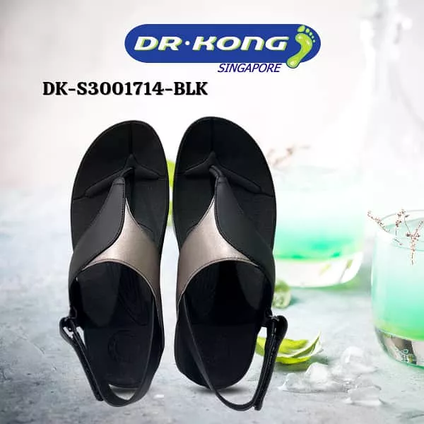 DR.KONG WOMEN TOTAL CONTACT SANDALS DK-S3001714-BLK(RP : $159)