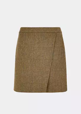 Dubarry Buckthorn Tweed Faux Wrap Skirt