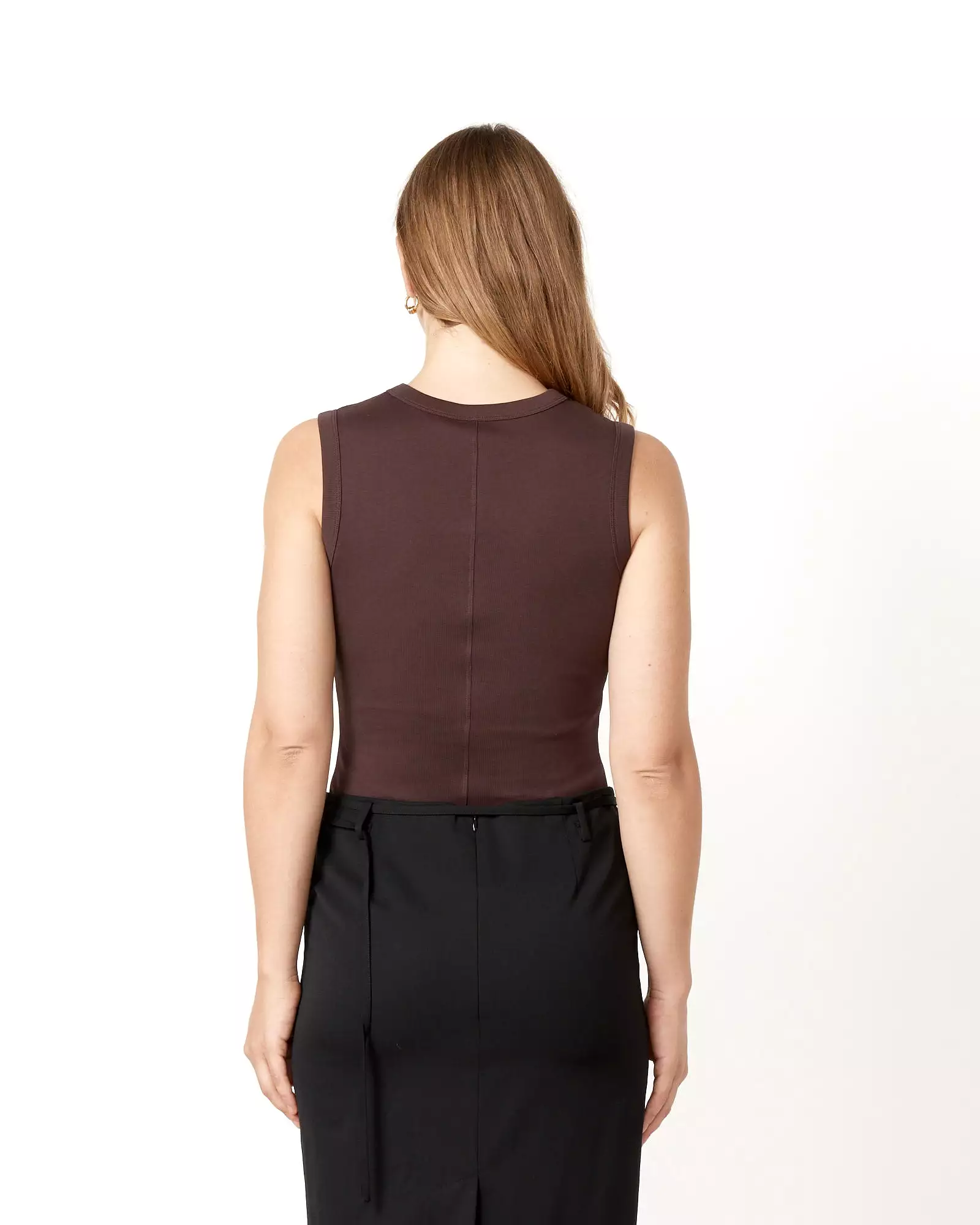 Esme Tank in Choco Plum