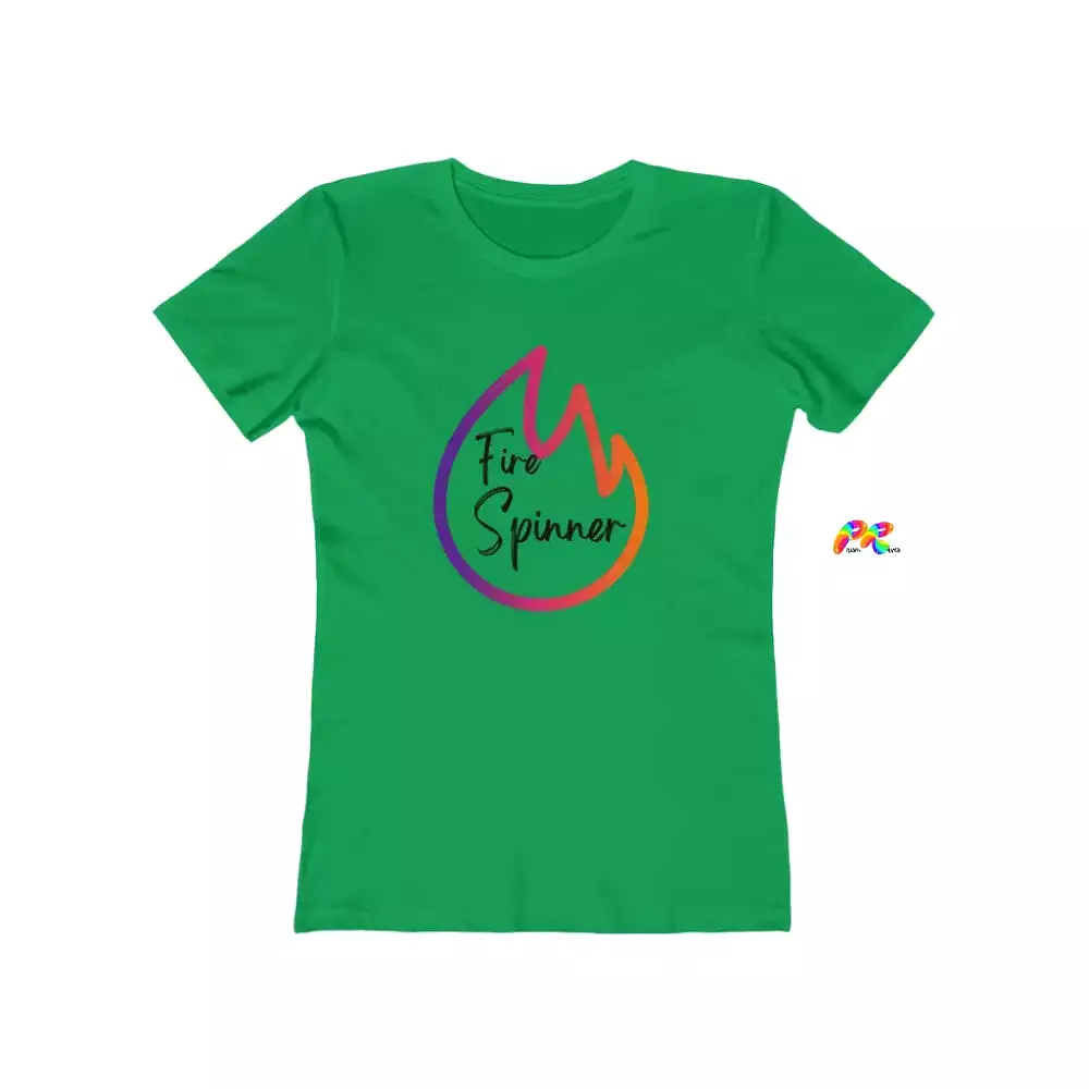 Fire Spinner Women's The Boyfriend T-Shirt