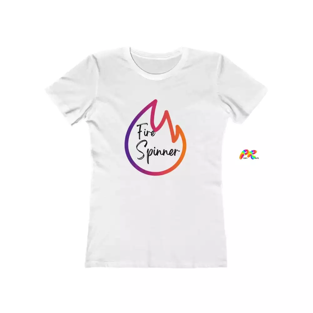 Fire Spinner Women's The Boyfriend T-Shirt